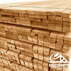 Liteaux - 20 x 38 mm - long 4.00 ml - sapin - traité classe 2 ( pqt de 10 ) D